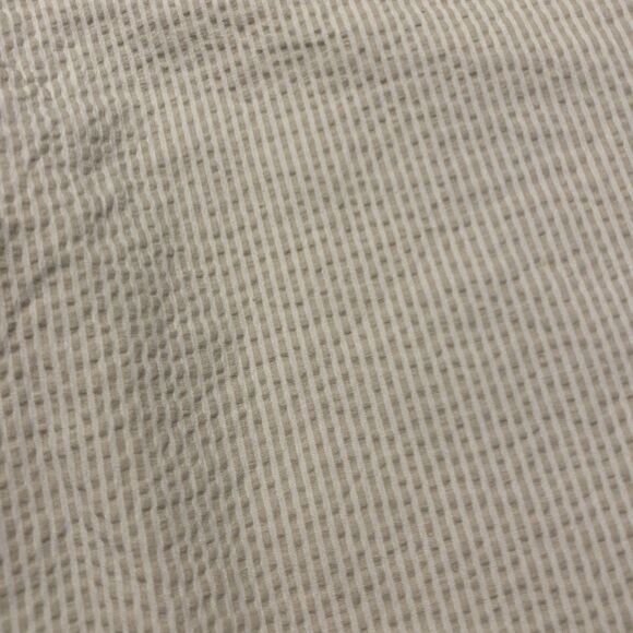 Macy's Charter Club Seersucker Beige Shorts 14 Stretch Tummy Control Stripe NWT - Picture 4 of 10